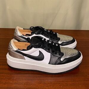 Nike Air Jordan 1 Elevate Low SE Silver Toe Sneakers DQ8561-001 women’s 11